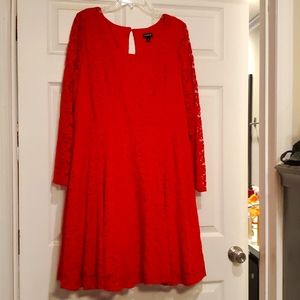Torrid Red Lace Dress